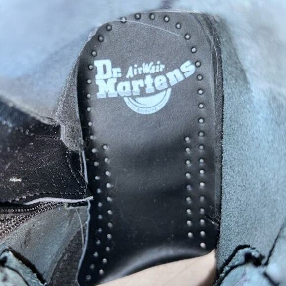 Worn TWICE $210 Dr. Marten Jadon Smooth Black Leather Platform Combat Boots 8 - Picture 8 of 15